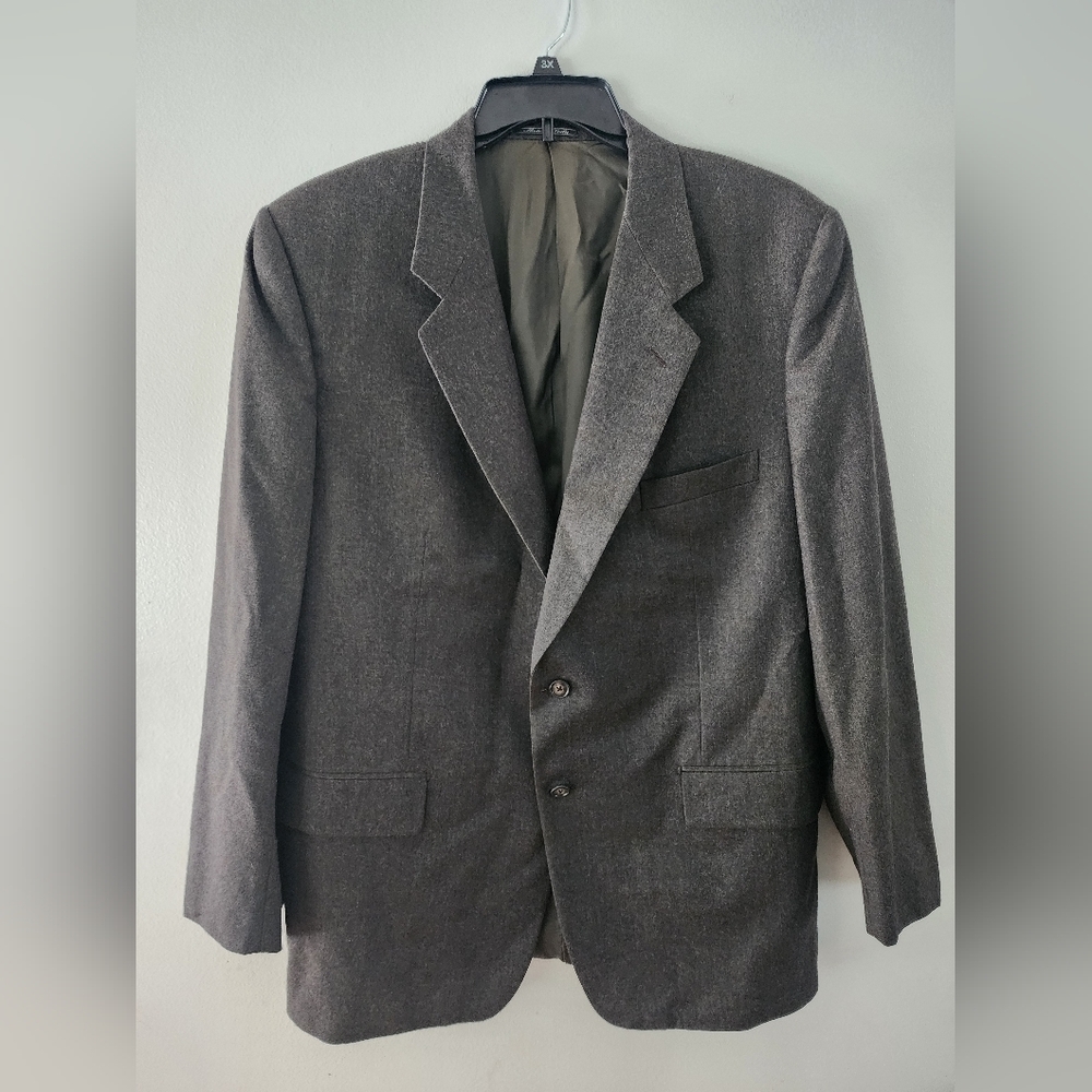 Corneliani Super 100's Extrafine Merinos Virgin Wool Jacket Blazer EU 56 USA 46